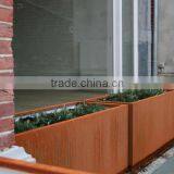 FO-9C16 Rectangular Corten Steel Planter With Any Size thumbnail-1