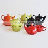 Ceramic Tea for One Set With Solid Color thumbnail-1