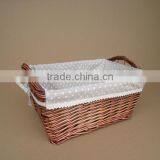 Wicker Laundry Basket Cabinet thumbnail-3