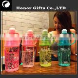 Eco-friendly BPA Free Water Spray Insulated Plastic Water Bottle