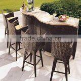 Santa Clara Wicker/Rattan Outdoor Furniture Bar Set thumbnail-1
