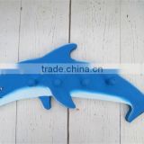 Hot sell wooden Dolphin Wooden peg rack Hat Rack made in China