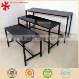 Modern 3-layer Retail Store Fixture Metal Clothing Display Table With 4 Legs thumbnail-2