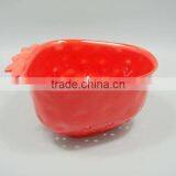 Red Color Strawberry Shaped Melamine Colander thumbnail-2