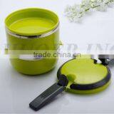 Plastic Two Layers Lunch Box With Lock thumbnail-1