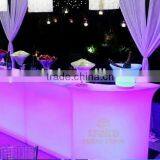 Colors Changing Rechargeable Hotel Club Glowing LED Bar Counter for Sale