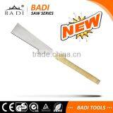 BADI Hardwood Grip Wrapped With Special Rattan Handle Double Side Blade Teeth Hand Panel Saw for Carpenter thumbnail-1