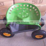 Rolling Steel Work Seat thumbnail-1