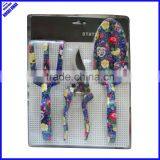 2015 New Mini Size Flower Women 3 Piece Garden Tool Set