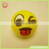 Promotional Facial Naughty Emoji Printed PU Foam Stress Ball for Entertainment thumbnail-1