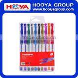 10colors/pvc Bag Metal Colors Gel Ink Pen for Office School Promotion thumbnail-1