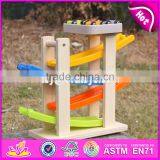 2017 New Design 4 Levels Funny Toys Wooden Kids Car Ramp Toys for Toy Cars W04E048 thumbnail-4