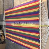 Cheap Colored Cotton Hammock With Arc Metal Stand thumbnail-2