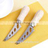 Personalized Logo Cheese Knife Set With Wood Handle thumbnail-6