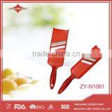 Red Stainless Steel Julienne Vegetable Peeler thumbnail-1
