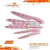 New Design Colorful Blade Stainless Steel Kitchen Knife Set thumbnail-1