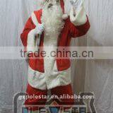 Christmas Santa Claus Costume High Quality Fur thumbnail-1