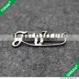 China Supplier Metal Label For Bags, Brand Logo Custom Metal Label thumbnail-2
