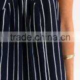 Summer Beach Sexy Dress Sleeveless Stripe Design Fashion 2016 Dress thumbnail-4