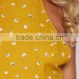 Woman Halter Backless Sleeveless Floral Print Fashion Romper thumbnail-2