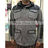 Factory 100% Cotton Contrast Color Jacket Stock thumbnail-1