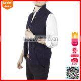 New Design Sleeveless Button Sweater Vest Open Front Sweater Cardigan Vest thumbnail-5