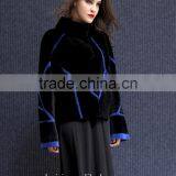 Real Fur Coat For Women Denim Tops & Jacket Female Sheepskin Coats Double-faced Fur Sheep Shearing Overcoat Free Sheepskin thumbnail-2