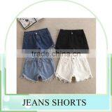 Summer Fashion Irregular Females Washable and Loose Cowboy Shorts Hot Shorts With Macrame thumbnail-1