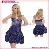 A-Line Sweetheart Column Taffeta Pick up Prom/Party Dress thumbnail-1