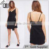 2017 Summer Fashion High Quality V Neck Mini Skirt With Suspenders thumbnail-1