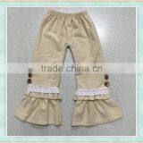 Persnickety Remake 2017 Linen Ruffle Pants Wholesale Ruffle Pants Sew Sassy Icing Legging thumbnail-2