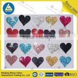 4pcs/set Printed Fabric Iron on Appliques, Small Owls thumbnail-2