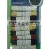 9pcs Colorful Nylon Round Shoe Laces