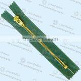 Golden Finishing Brass Zipper For Bags thumbnail-4