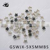 HOT FIX CHINESE RHINESTONE 5X5MM STAR SHAPE CRYSTAL CLEAR thumbnail-1