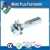 Made in Taiwan Phil Pan SEMS Screw Square Cone Washer Sems Screw Internal Tooth Washer Phillips Pan Head External Tooth Washer thumbnail-3