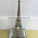 Hot Sale !!Wholesale Crystal Building Eiffel Tower 3d Model With Silver Plated For Wedding Gift Souvenir thumbnail-1