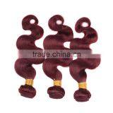 Wholesale China Body Wave Color 99j Hair Weave Red Braiding Hair thumbnail-4