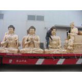 DL1048 Hand Made Sitting and Meditating Amitabha Buddha Statues