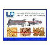 Textured Vegetarian Soy Nuggets Protein Processing Line / Soya Bean Extrude Machine