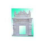 White Marble Fireplace of Sculpture (YL-B035) thumbnail-1