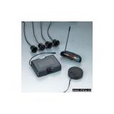 Ultrasonic Auto Reversing Detector with 4 Sensors, 7-Light LED Display and Chirping Function