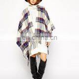 Fashional Pretty Elegant Warm Soft Cozy Popular Ladies Check Shawl thumbnail-1