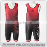 custom made the cheap sublimated wrestling singlets