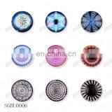 New Styles 18mm Diameter Fashion Wholesale Glass Snap Button thumbnail-1