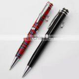 Triangle Promotion Pen and Gift Metallic Color Metal Roller Pen With Chrome Accents thumbnail-6