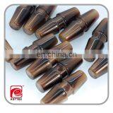 2017 Year Factory Customized Barrel 4CM - -5CM Shinny Brown Or Coffee Color Resin Polyester Toggle Has One Hole In The Milddle thumbnail-4