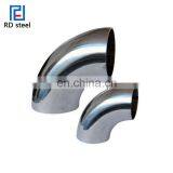 Stainless Steel 316SS 304SS Butt Welding Seamless Pipe Fitting 90 Degree Long Radius Elbow thumbnail-6