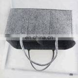 Amazon Hot Selling Felt Diaper Biaper Bag Organizer Grey For Baby thumbnail-5