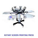 Factory Direct 6 Color T-shirt Screen Printing Machine Clothing Printing Machine Multi-color Cloth Silk Screen Printing Manual thumbnail-3